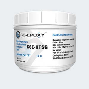 HIGH TEMPERATURE SILVER/GRAPHENE CONDUCTIVE EPOXY G6E-HTSG